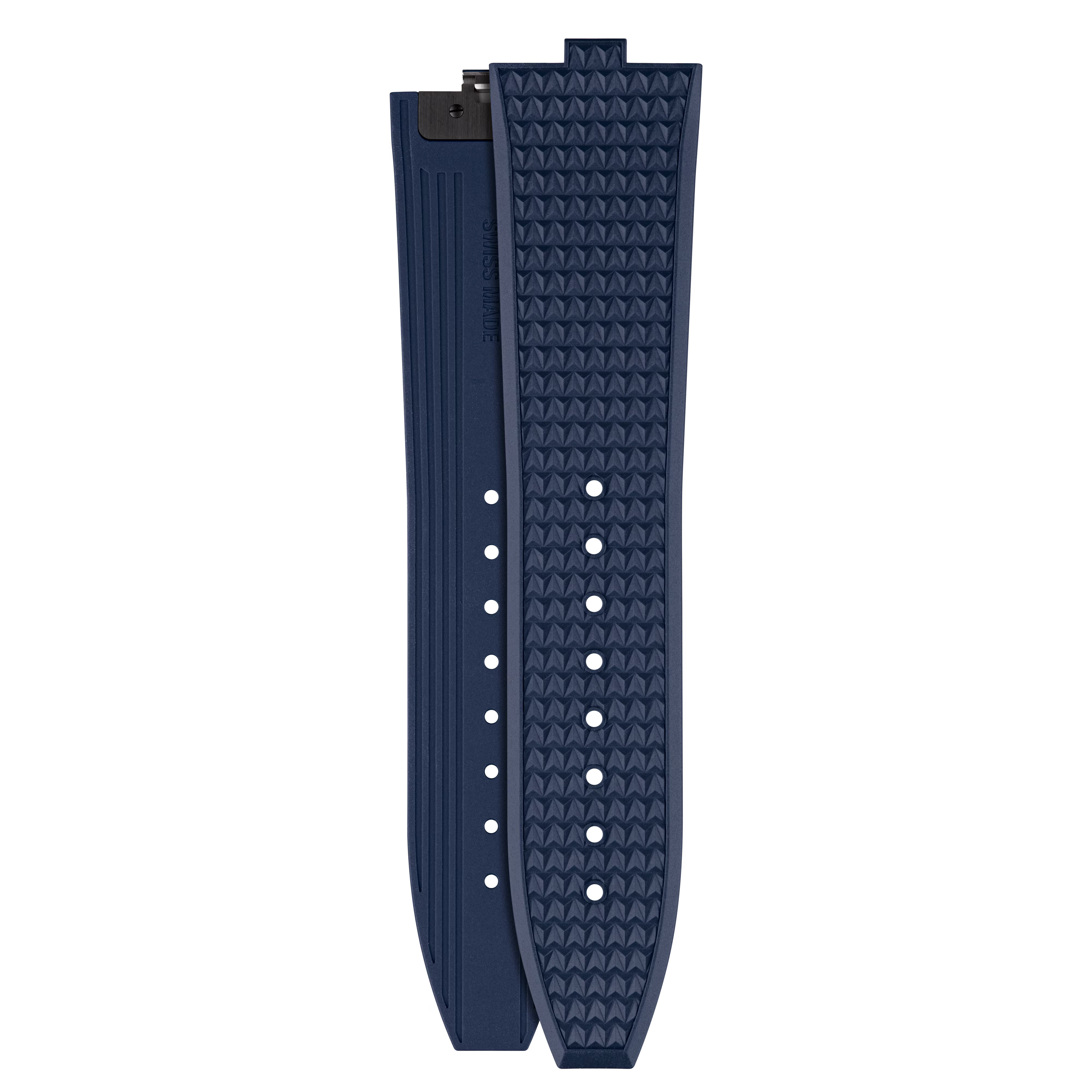 Dark blue rubber strap