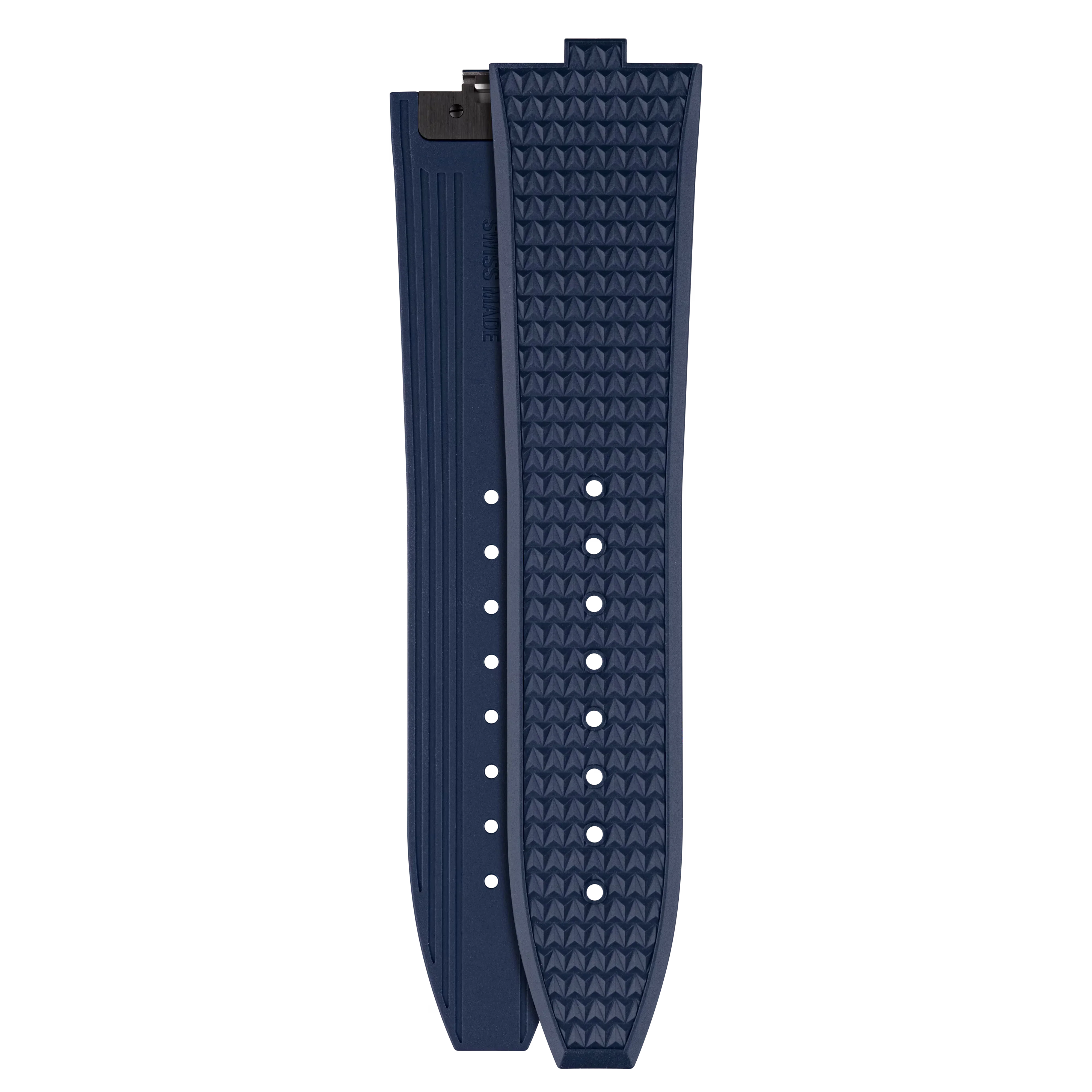 Dark blue rubber strap